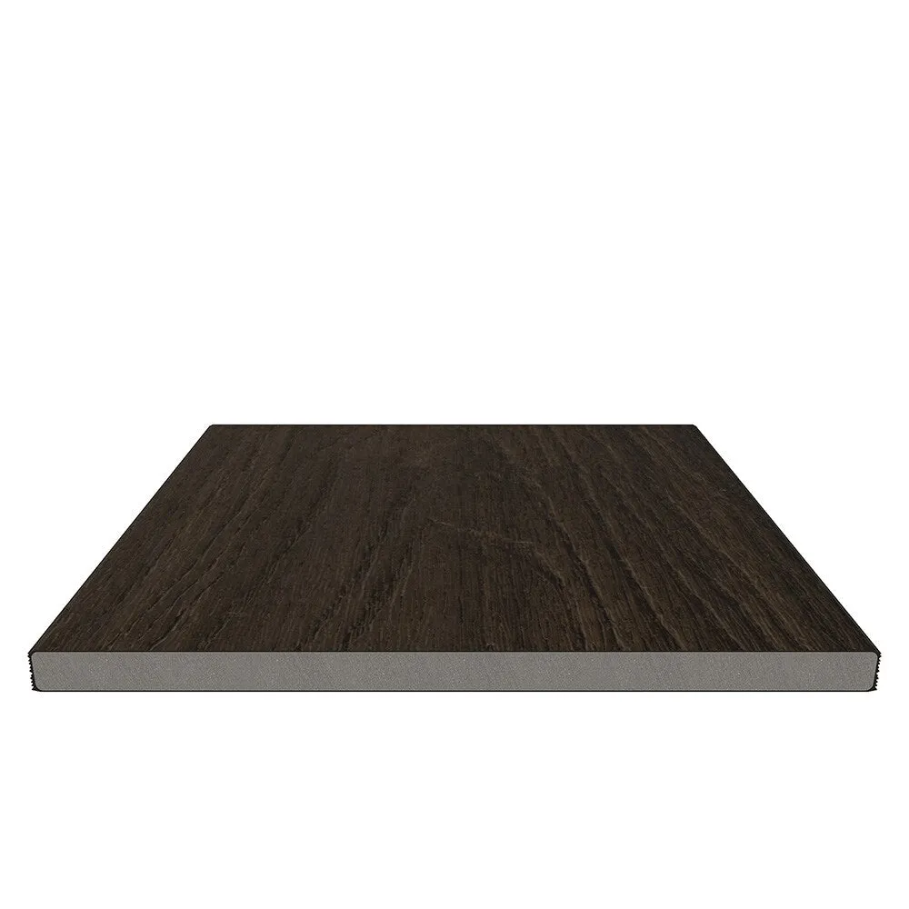 NewTechWood Fascia Board 1-in x 11-in x 6-ft Composite Spanish Walnut Fascia Deck Board (Actual Size: 0.6-in x 11-in), photo 5 of 7