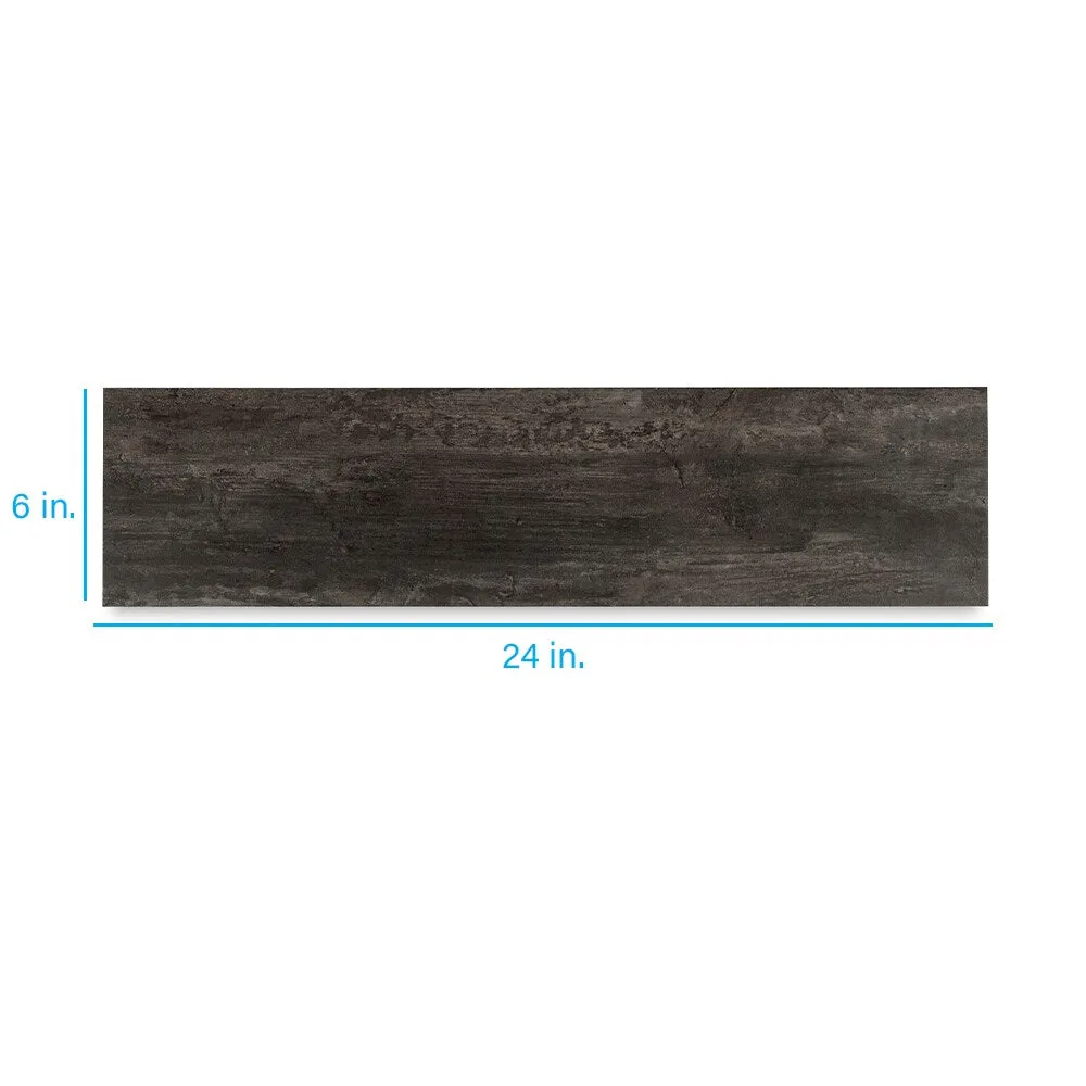 Style Selections Casa Italia 6-in x 24-in Groutable Water Resistant Peel and Stick Luxury Vinyl Tile (1-sq ft), photo 6 of 6