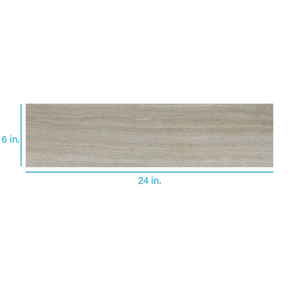 Style Selections Chateau 6-in x 24-in Groutable Water Resistant Peel and Stick Luxury Flooring (1-sq ft), photo 8 of 8