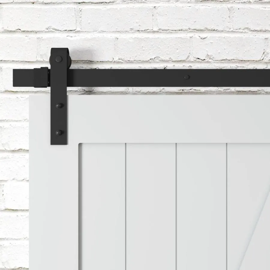 Urban Woodcraft Z Panel Door 40-in x 83-in Gray Prefinished Pine MDF Single Barn Door (Hardware Included), photo 3 of 6