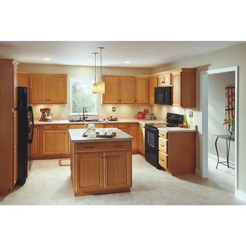 Portland 30 × 30 × 12 in Wheat Door Wall Stock Cabinet