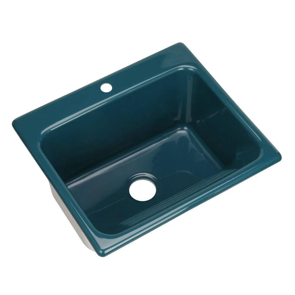Kensington Drop-In Acrylic 25 in. 1-Hole Single Bowl Utility Sink in White, photo 13 of 17