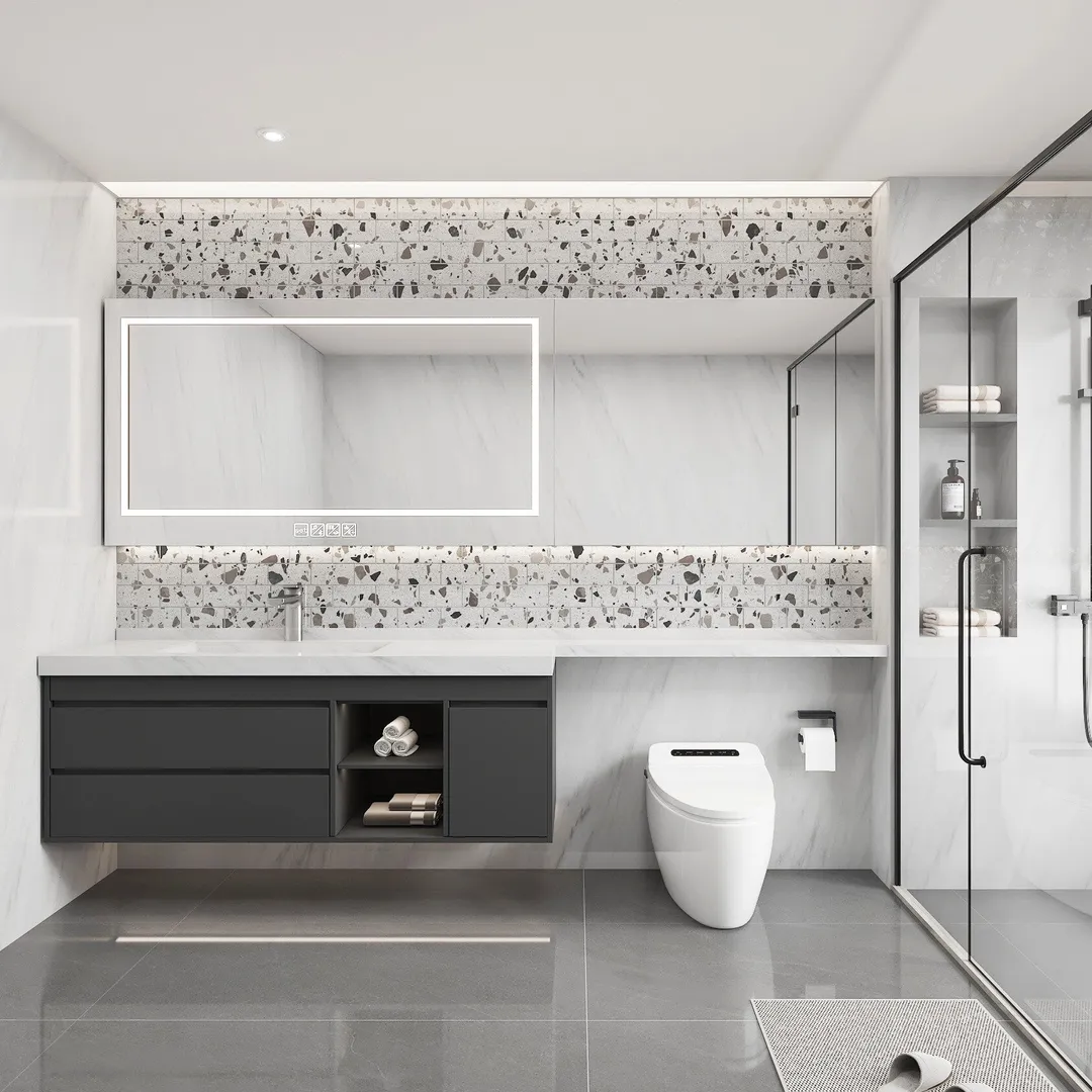 Giorbello Silver Moonstone 3-in x 6-in Glossy Glass Stone Look Wall Tile (5-sq. ft/ Carton), photo 6 of 7
