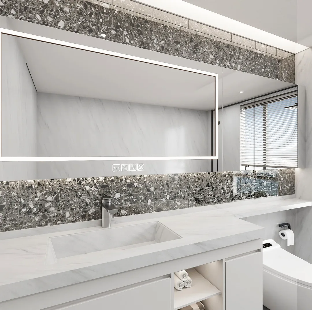 Giorbello Gray Earthstone 3-in x 6-in Glossy Glass Stone Look Wall Tile (5-sq. ft/ Carton), photo 5 of 7