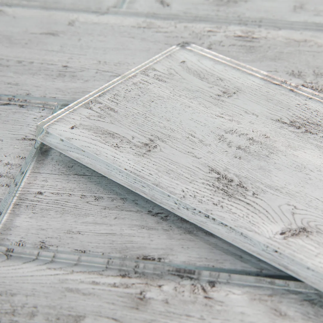 Giorbello Silver Cedar 4-in x 12-in Glossy Glass Wood Look Wall Tile (5-sq. ft/ Carton), photo 3 of 7