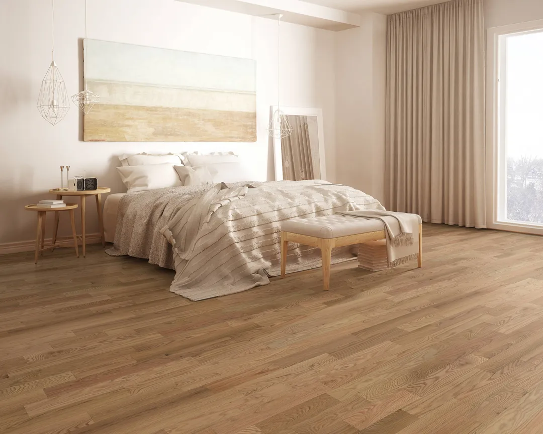 Green Leaf Natural Sands Oak 3/4-in T x 5-in W Smooth/Traditional Solid Hardwood Flooring ( 20-sq ft / Carton ), photo 2 of 5