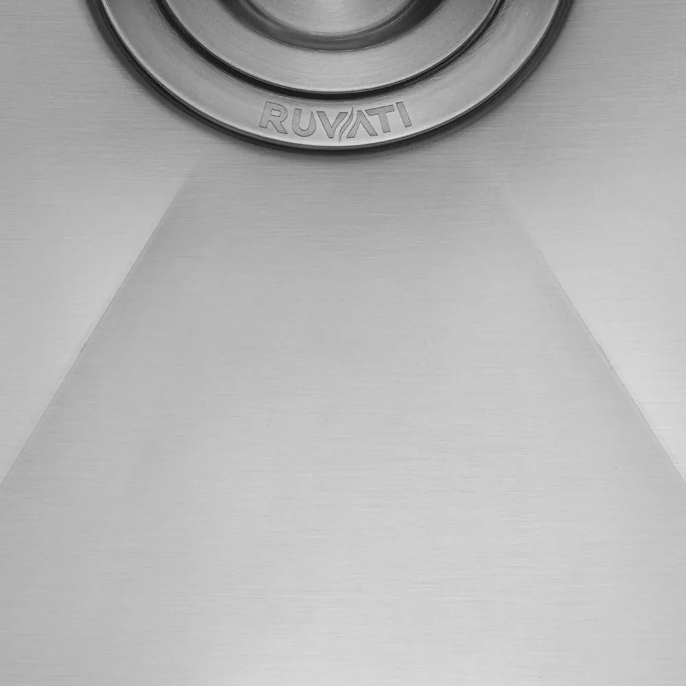 21 in. x 18 in. x 12 in. 16-Gauge Stainless Steel Undermount Deep-Laundry Utility Sink, photo 6 of 13