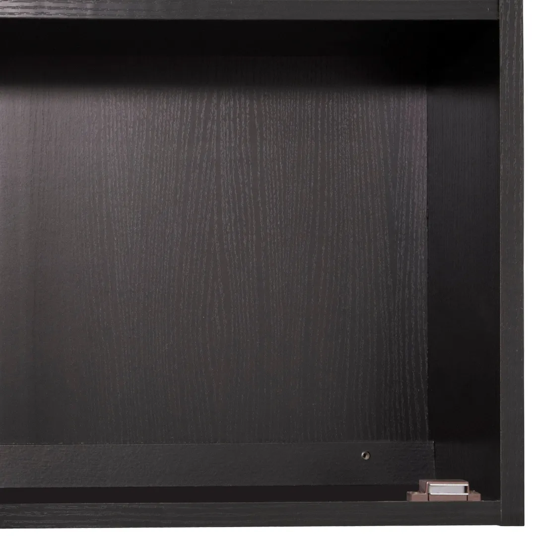 Design House Ventura 48-in x 30-in Surface Mount Espresso Mirrored Medicine Cabinet, photo 14 of 19