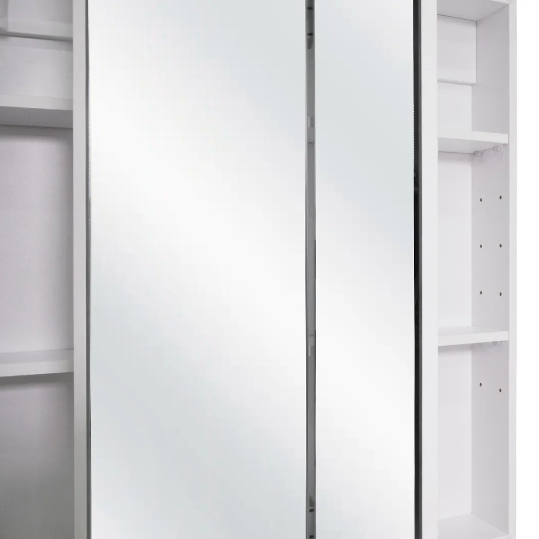 Design House Cyprus 25.1-in x 24.5-in Surface/Recessed Mount Clear Mirrored Medicine Cabinet, photo 14 of 19