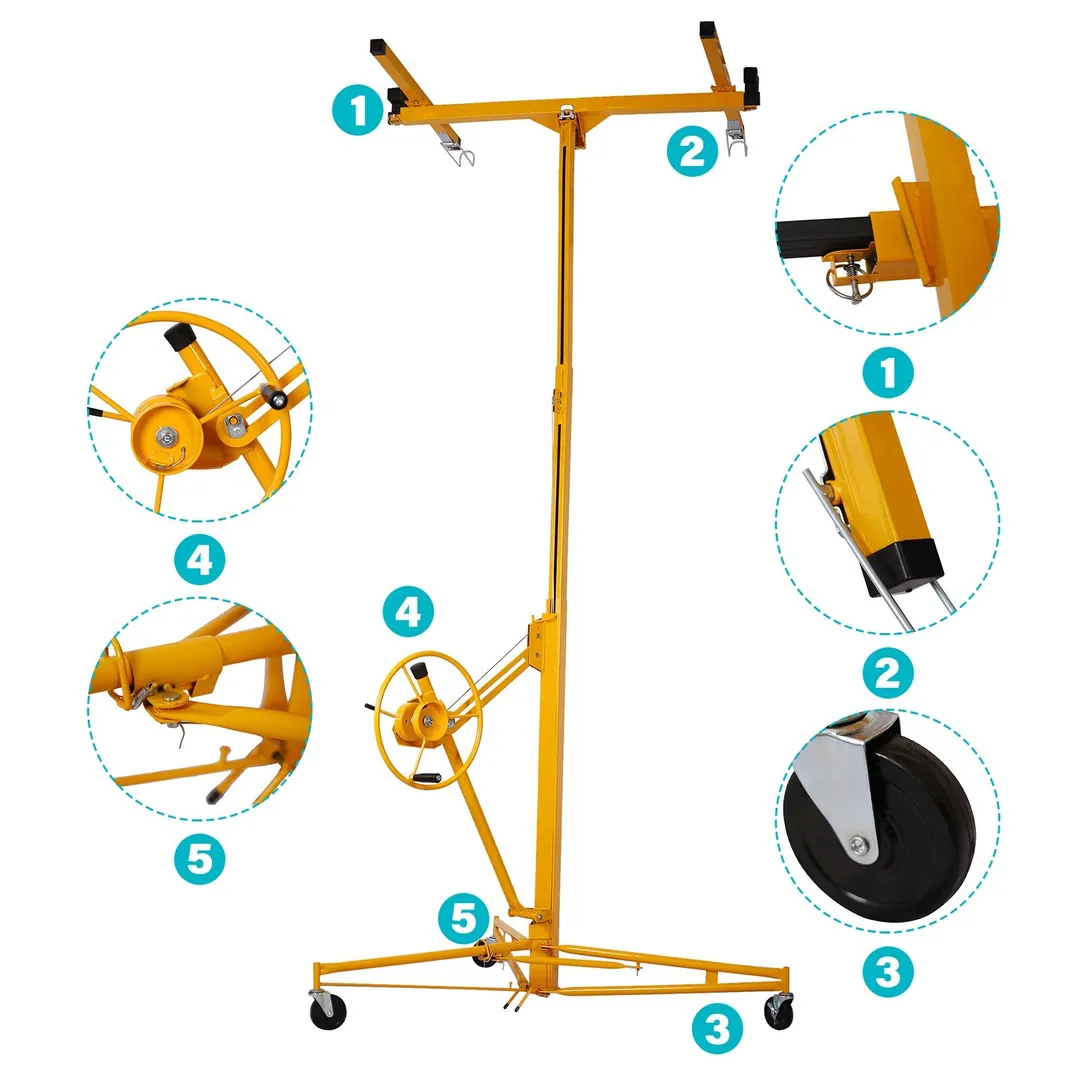 Maocao Hoom 13ft Drywall Lift 13-ft H x 53-in L x 53-in W Steel Drywall Lift, photo 4 of 12