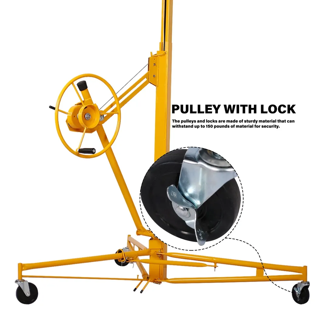Maocao Hoom 13ft Drywall Lift 13-ft H x 53-in L x 53-in W Steel Drywall Lift, photo 6 of 12