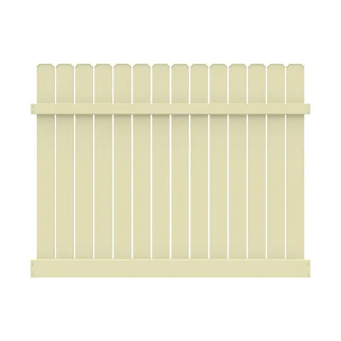 Waverly 6x8 Sand Privacy Vinyl Fence Panel
