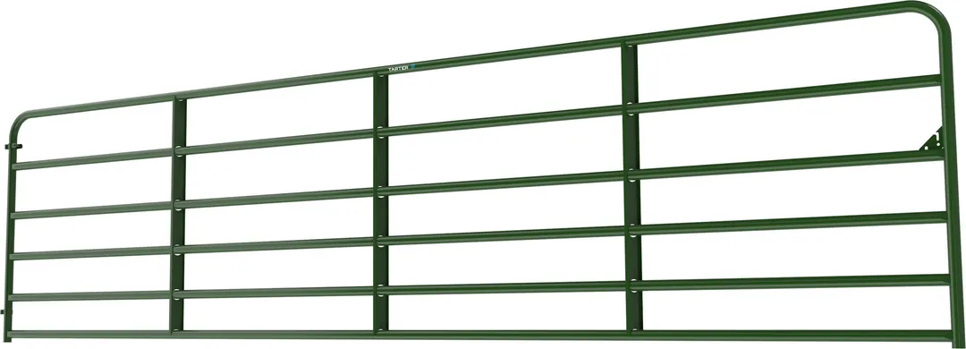Tarter 4-ft H x 16-ft W Green Powder Over E-coat Steel Farm Corral Fence Gate, photo 5 of 6