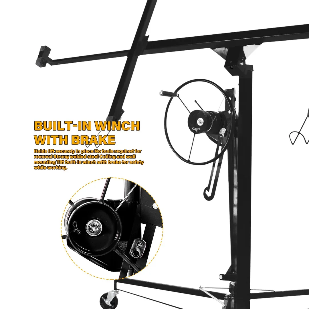 Maocao Hoom 11ft Drywall Lift 11-ft H x 116-in L x 35.56-in W Steel Drywall Lift, photo 7 of 10