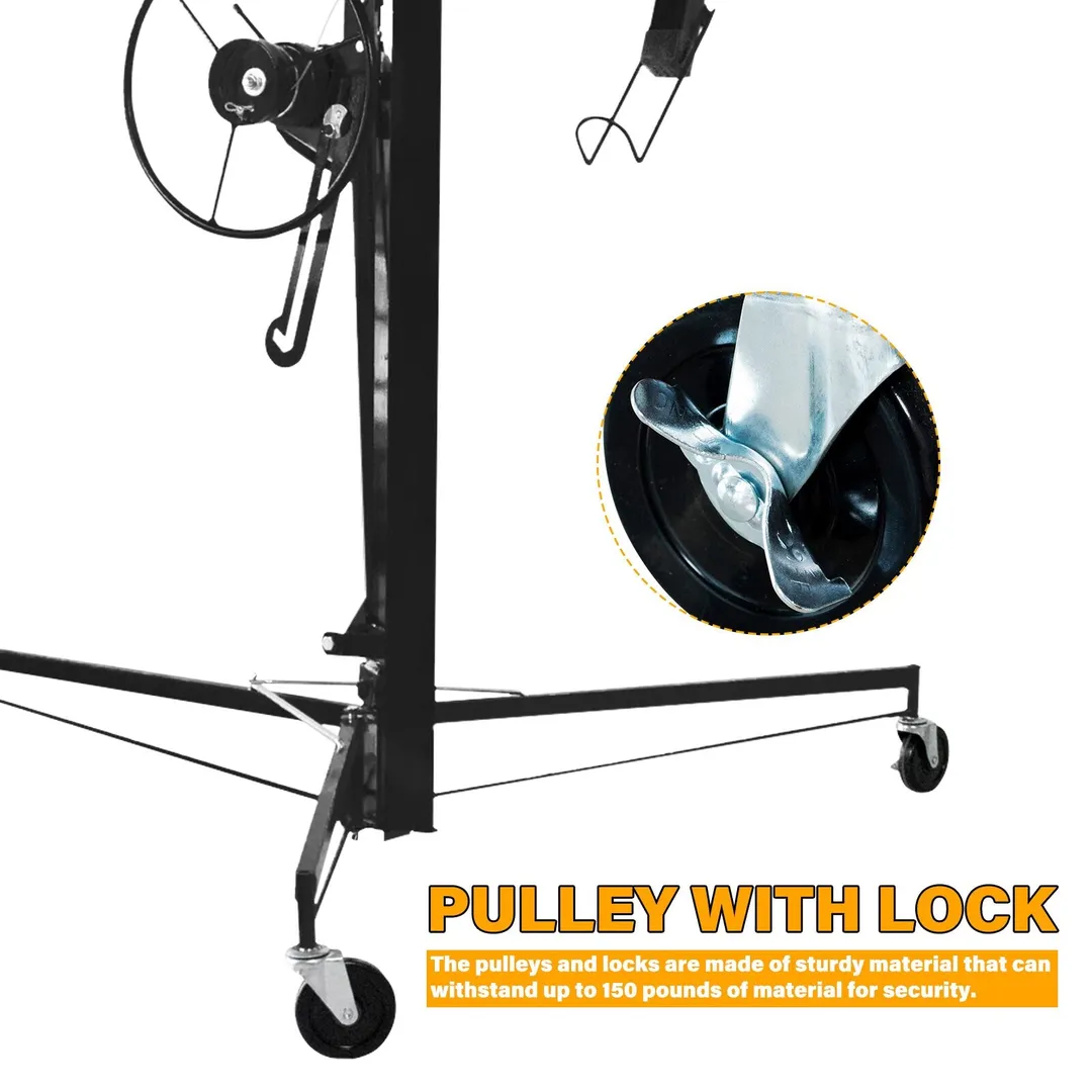 Maocao Hoom 11ft Drywall Lift 11-ft H x 116-in L x 35.56-in W Steel Drywall Lift, photo 6 of 10