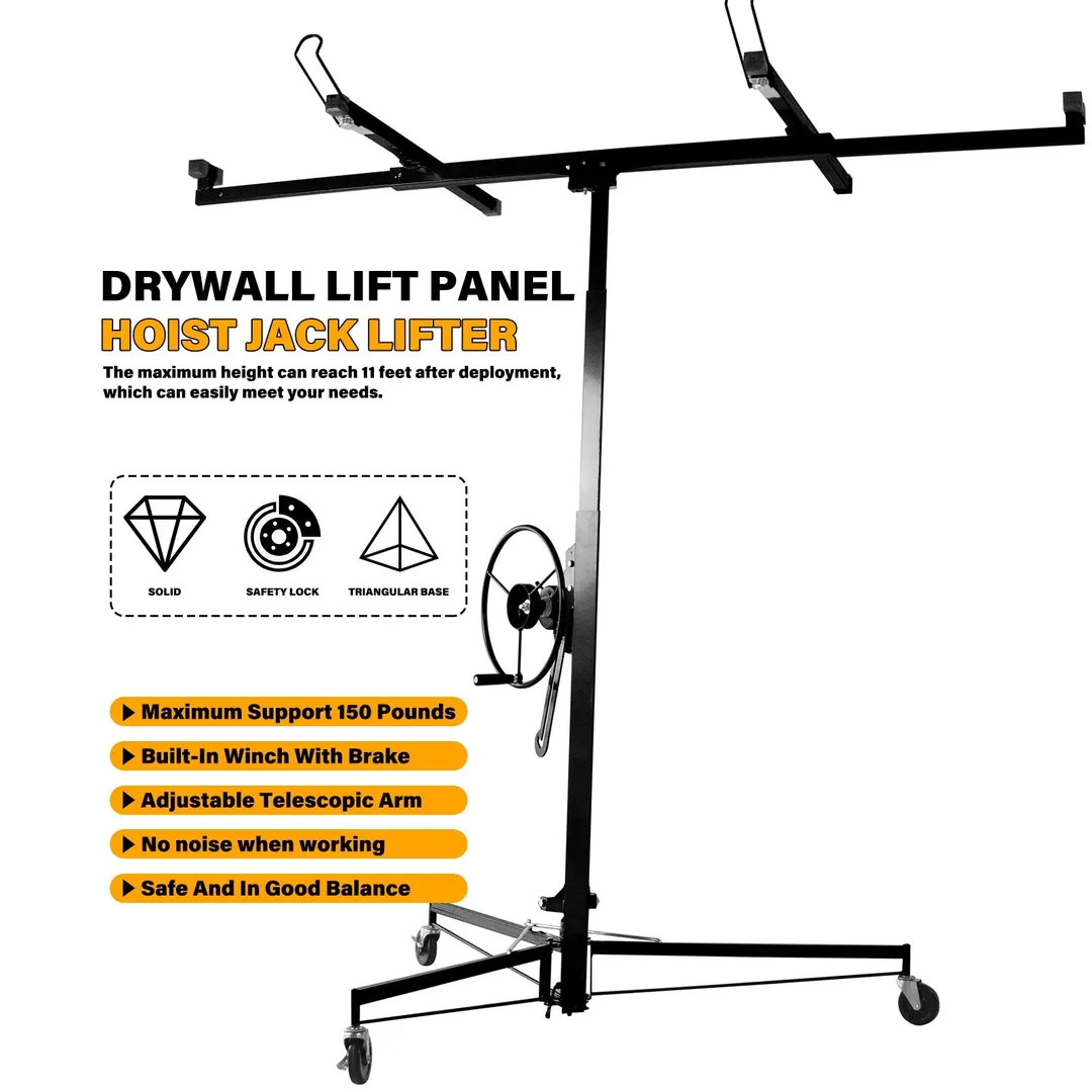 Maocao Hoom 11ft Drywall Lift 11-ft H x 116-in L x 35.56-in W Steel Drywall Lift, photo 5 of 10
