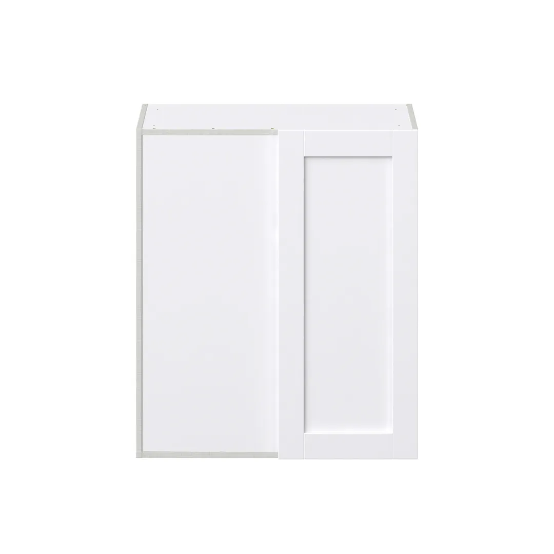 Hugo&Borg Rosemont 30-in W x 35-in H x 14-in D Glacier White Blind Wall Fully Assembled Cabinet (Recessed Panel Shaker Door Style), photo 7 of 14