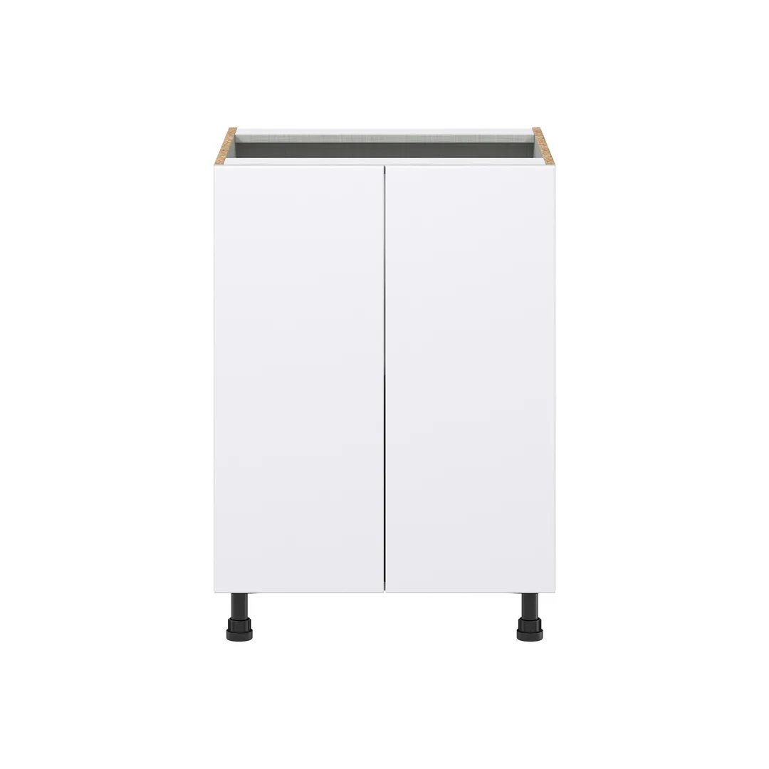 Hugo&Borg Lasalle 24-in W x 34.5-in H x 24-in D Bright White Slab Base Fully Assembled Cabinet (Flat Panel Slab Door Style), photo 7 of 13