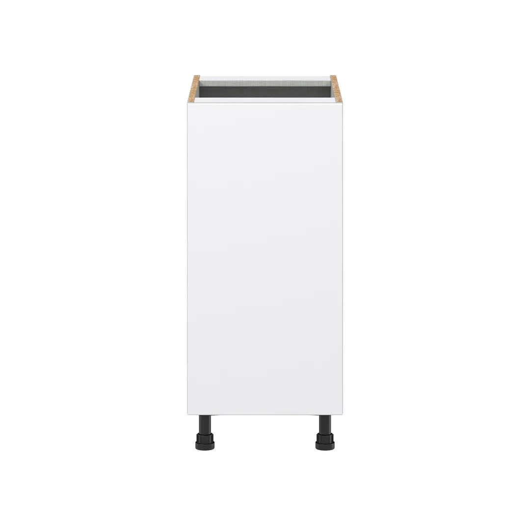 Hugo&Borg Lasalle 15-in W x 34.5-in H x 24-in D Bright White Slab 3-Drawers Base Fully Assembled Cabinet (Flat Panel Slab Style), photo 7 of 13