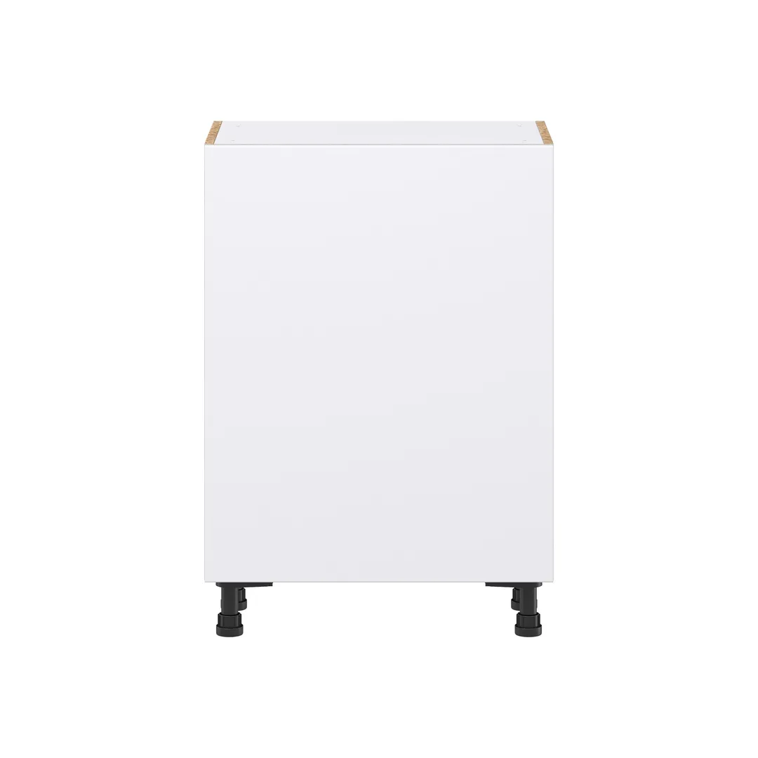 Hugo&Borg Lasalle 24-in W x 34.5-in H x 14-in D Bright White Slab Base Fully Assembled Cabinet (Flat Panel Slab Door Style), photo 7 of 13