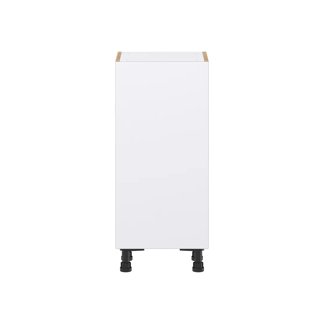 Hugo&Borg Lasalle 15-in W x 34.5-in H x 14-in D Bright White Slab 3-Drawers Base Fully Assembled Cabinet (Flat Panel Slab Style), photo 7 of 13