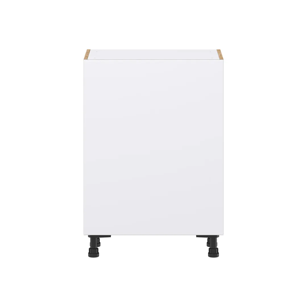 Hugo&Borg Lasalle 24-in W x 34.5-in H x 14-in D Bright White Slab 3-Drawers Base Fully Assembled Cabinet (Flat Panel Slab Style), photo 7 of 13