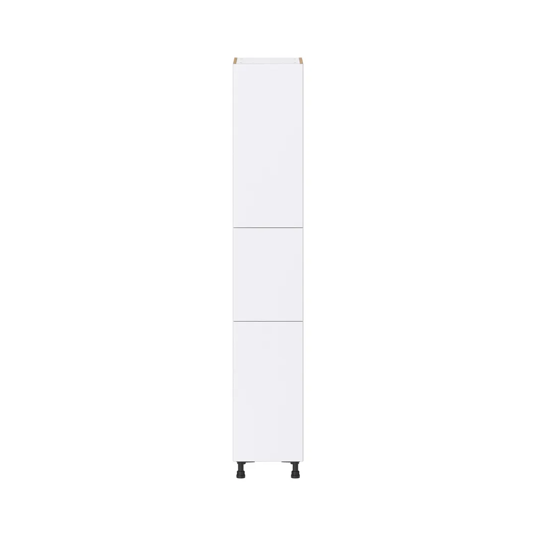 Hugo&Borg Lasalle 15-in W x 89.5-in H x 24-in D Bright White Slab Pantry Fully Assembled Cabinet (Flat Panel Slab Door Style), photo 7 of 13