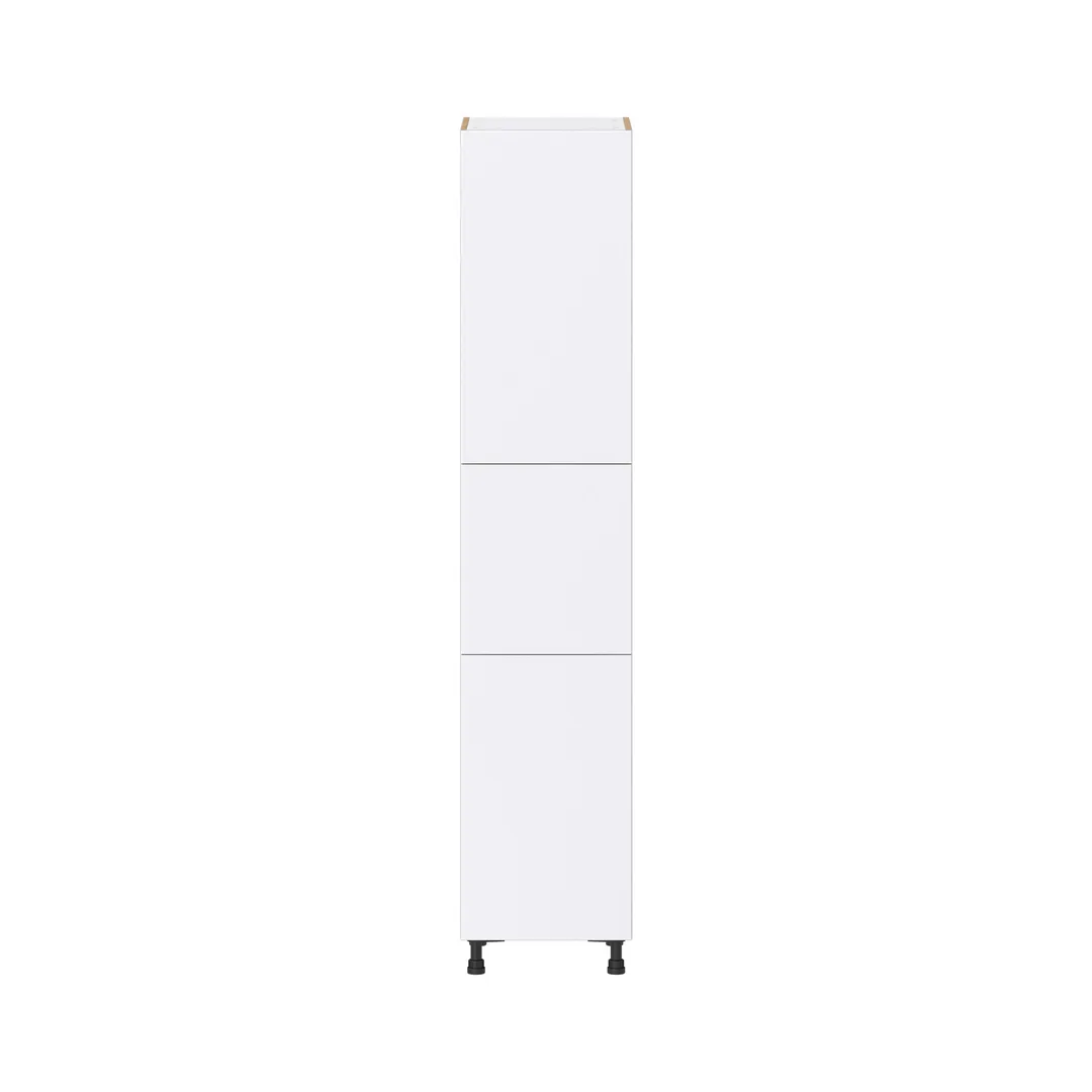 Hugo&Borg Lasalle 18-in W x 89.5-in H x 24-in D Bright White Slab Pantry Fully Assembled Cabinet (Flat Panel Slab Door Style), photo 7 of 13