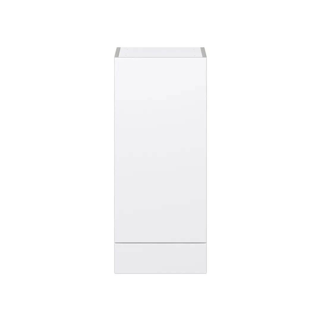 Hugo&Borg Lasalle 15-in W x 35-in H x 14-in D Bright White Slab 1-Drawer Wall Fully Assembled Cabinet (Flat Panel Slab Style), photo 7 of 13