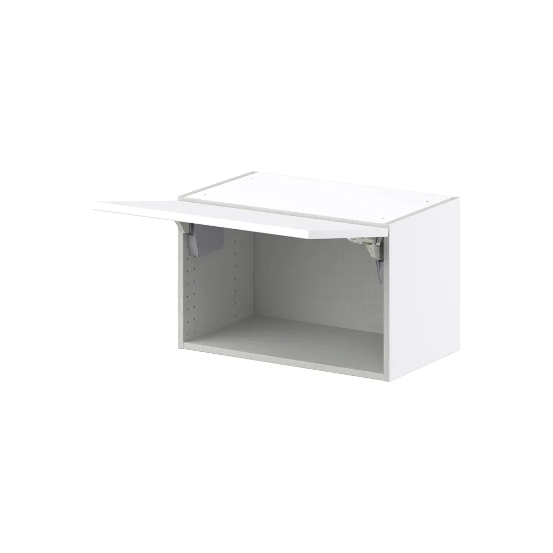 Hugo&Borg Lasalle 24-in W x 15-in H x 14-in D Bright White Slab Wall Fully Assembled Cabinet (Flat Panel Slab Door Style), photo 6 of 13
