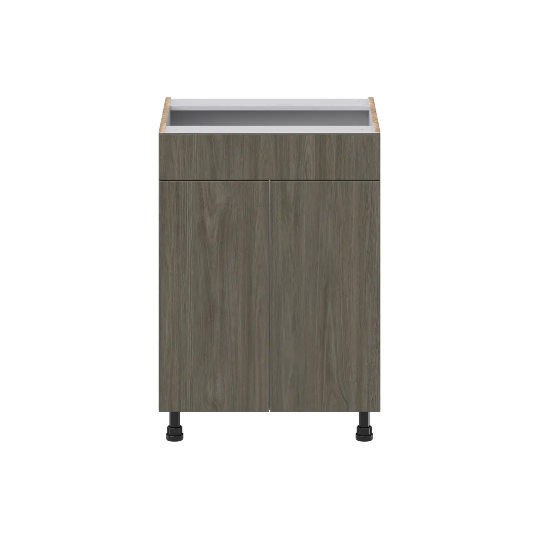 Hugo&Borg Savane 24-in W x 34.5-in H x 21-in D Textmel Sink Base Fully Assembled Cabinet (Flat Panel Slab Style), photo 7 of 9