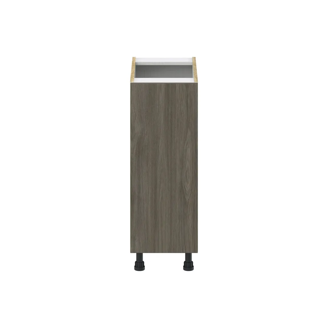 Hugo&Borg Savane 12-in W x 34.5-in H x 24-in D Textmel 3-Drawers Base Fully Assembled Cabinet (Flat Panel Slab Style), photo 7 of 9