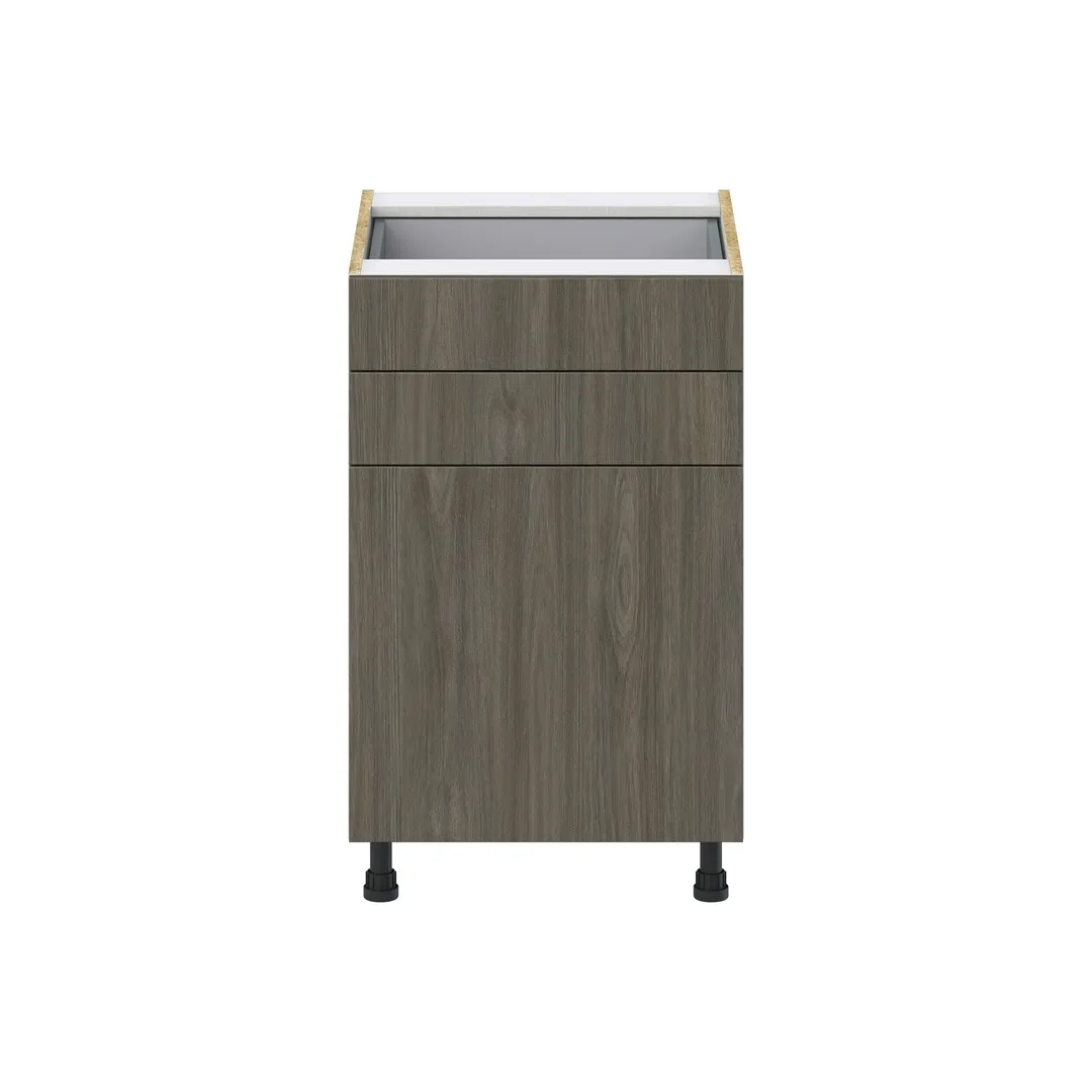 Hugo&Borg Savane 21-in W x 34.5-in H x 24-in D Textmel 2-Drawers Base Fully Assembled Cabinet (Flat Panel Slab Style), photo 7 of 9