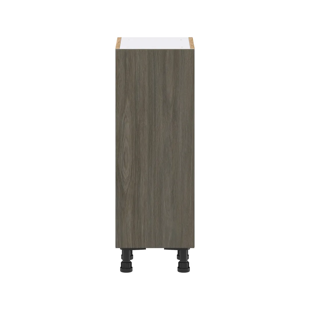 Hugo&Borg Savane 12-in W x 34.5-in H x 14-in D Textmel Base Fully Assembled Cabinet (Flat Panel Slab Door Style), photo 7 of 9
