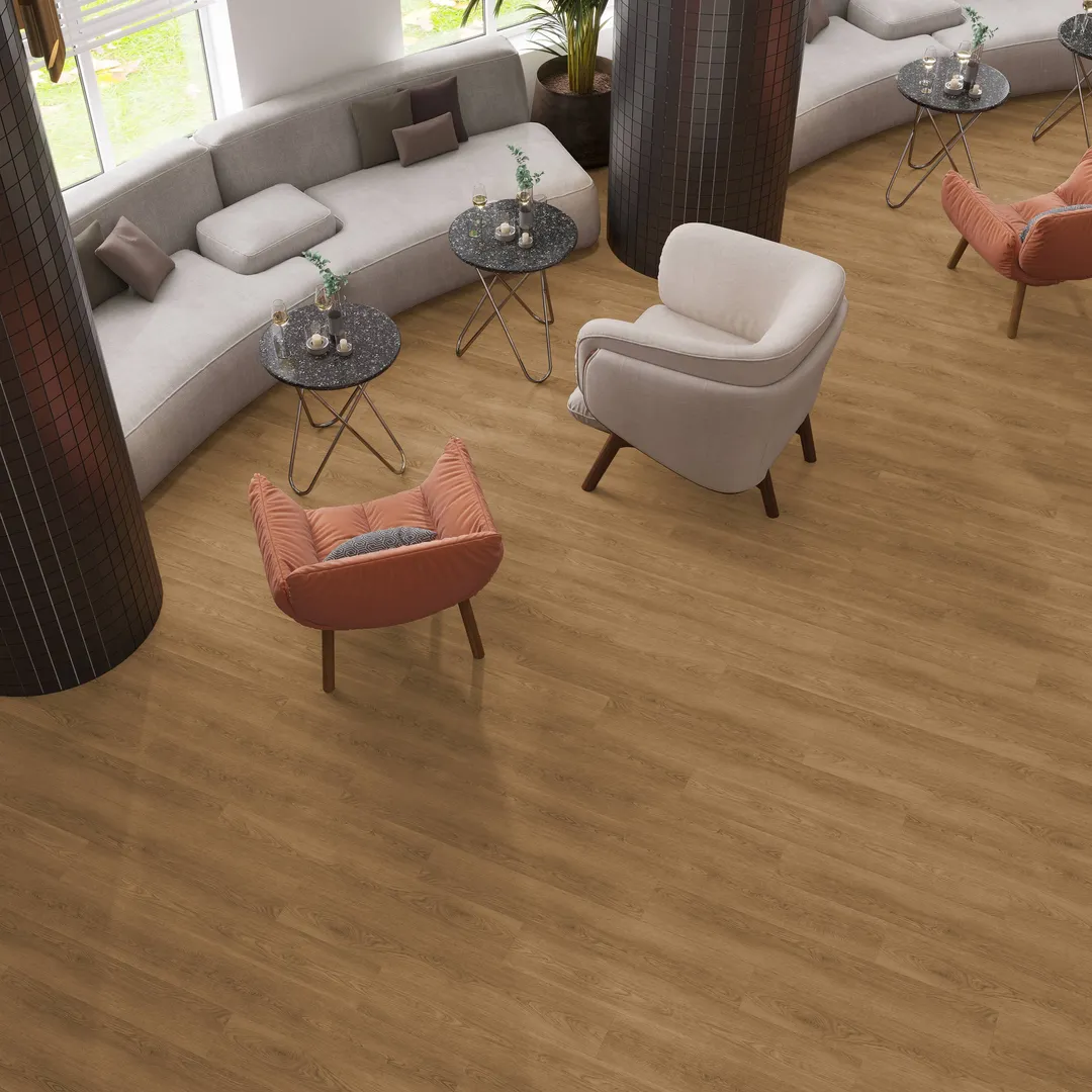 Lucida USA (Sample) GlueCore Pro Expresso Brown Wood Look 28-mil Waterproof Glue Down Luxury Vinyl Plank, photo 5 of 13