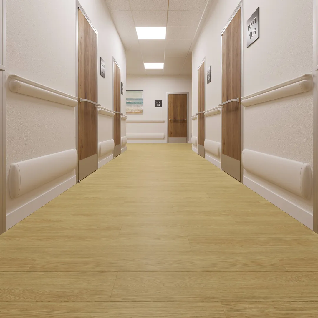 Lucida USA (Sample) GlueCore Pro Nacre Brown Wood Look 28-mil Waterproof Glue Down Luxury Vinyl Plank, photo 4 of 13
