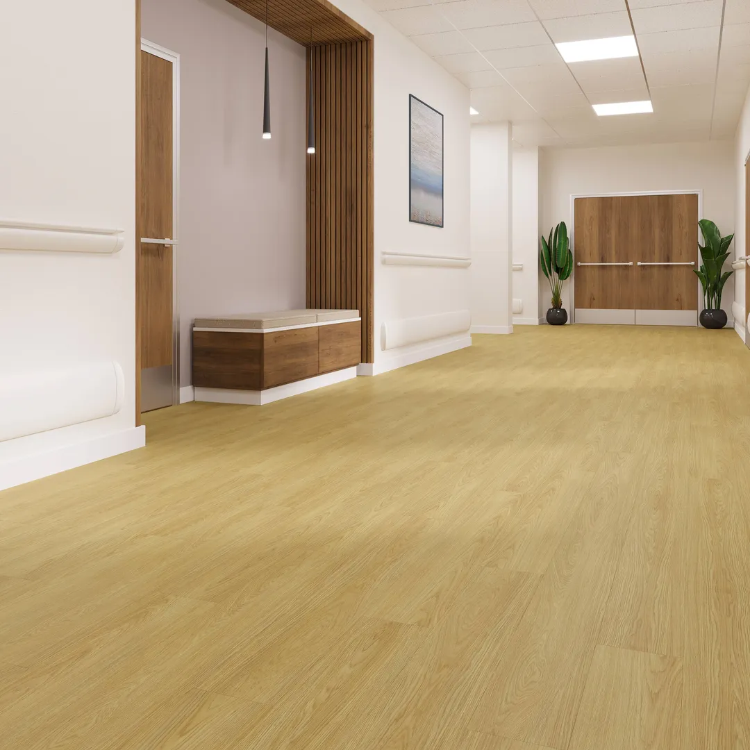 Lucida USA (Sample) GlueCore Pro Nacre Brown Wood Look 28-mil Waterproof Glue Down Luxury Vinyl Plank, photo 3 of 13