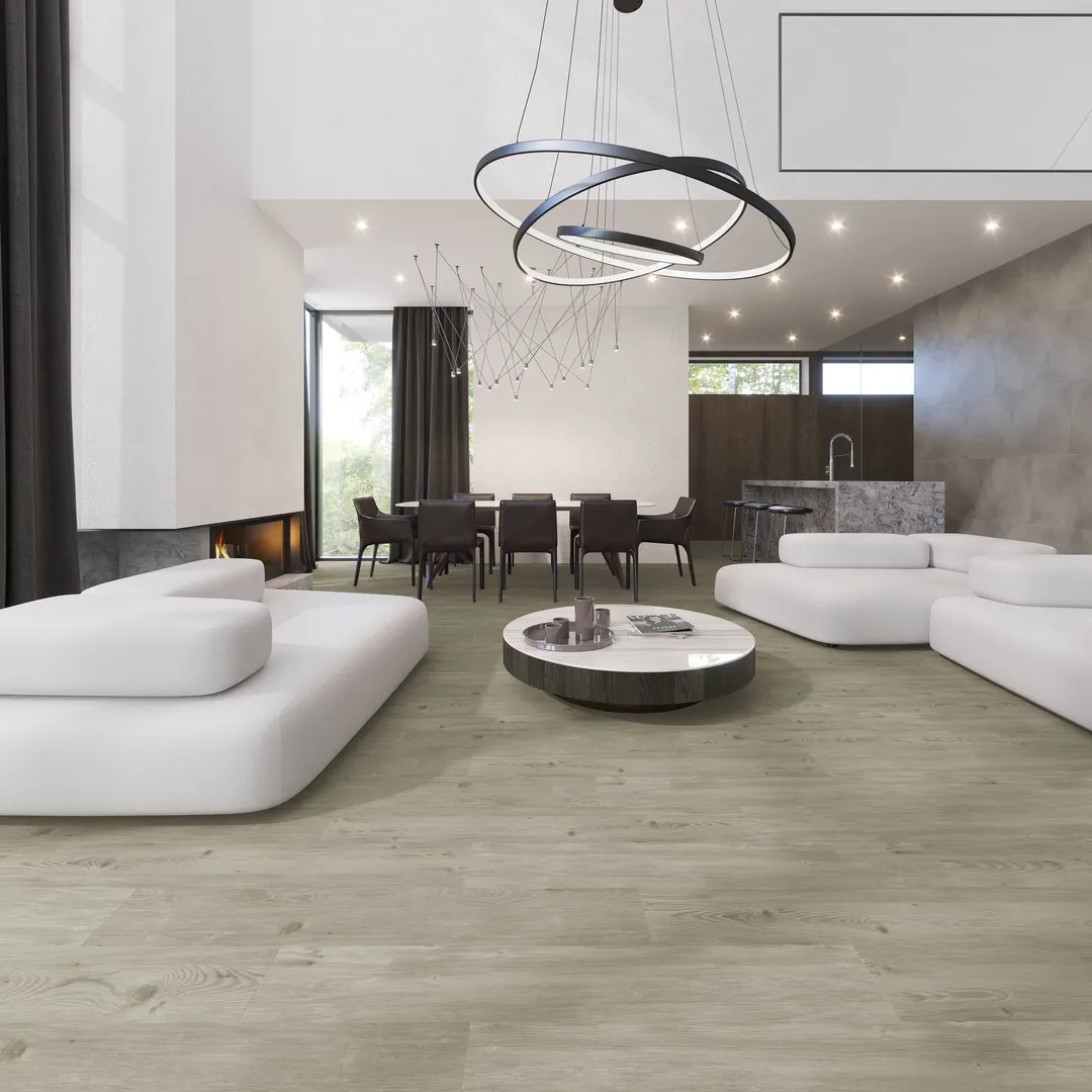 Lucida USA (Sample) GlueCore Pro Sky Gray Wood Look 28-mil Waterproof Glue Down Luxury Vinyl Plank, photo 3 of 12
