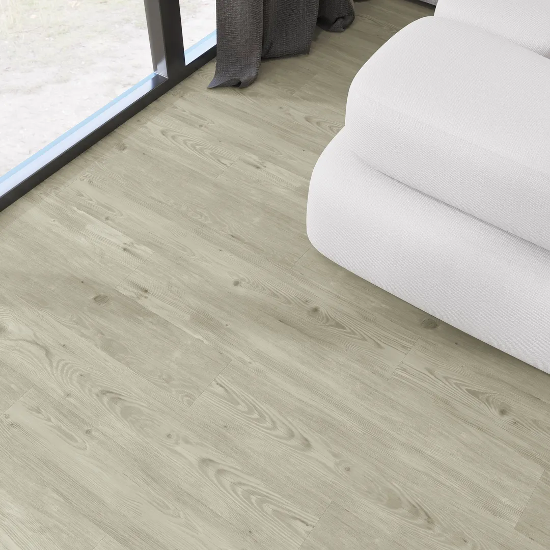 Lucida USA (Sample) GlueCore Pro Sky Gray Wood Look 28-mil Waterproof Glue Down Luxury Vinyl Plank, photo 6 of 12