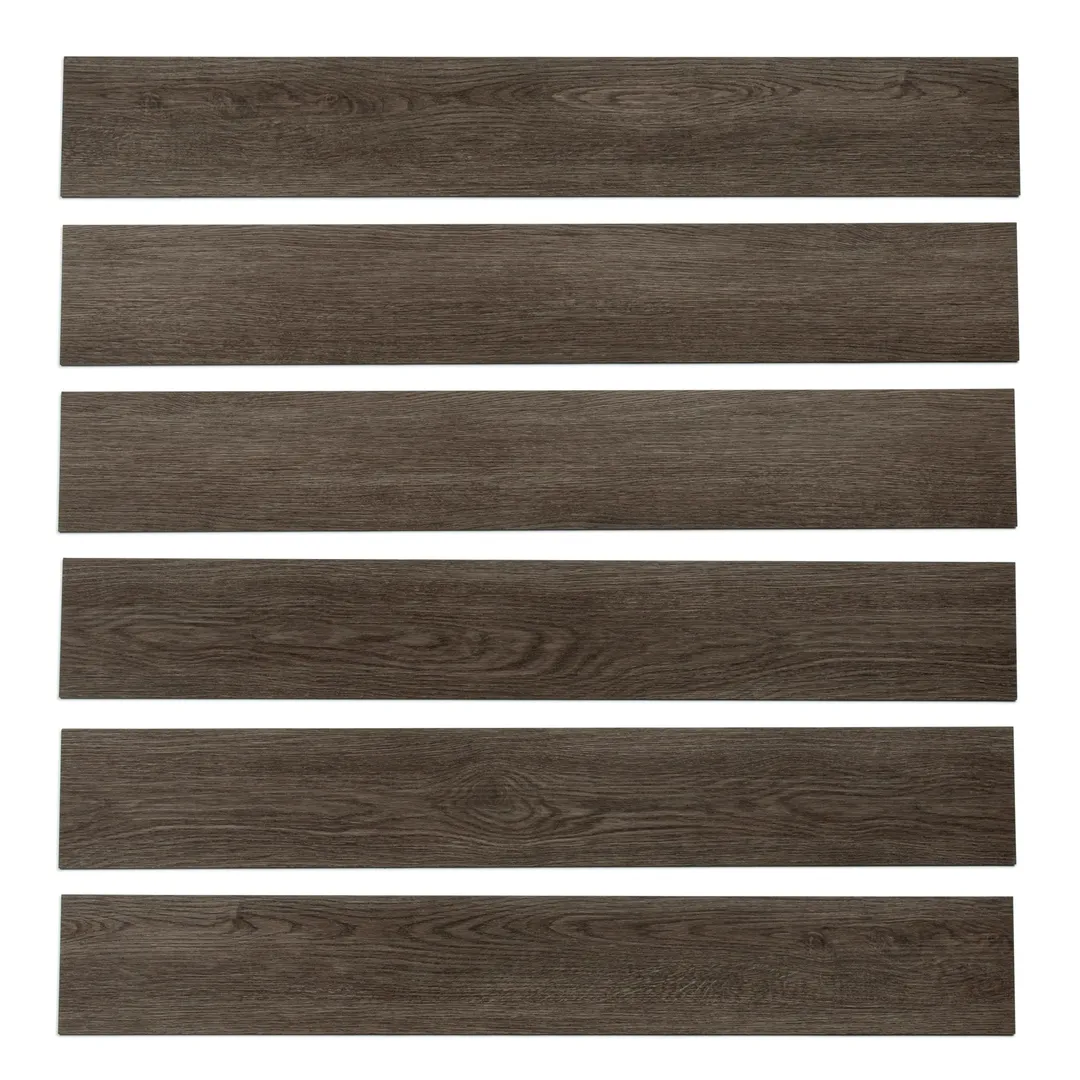 Lucida USA (Sample) GlueCore Pro Chino Brown Wood Look 28-mil Waterproof Glue Down Luxury Vinyl Plank, photo 13 of 13