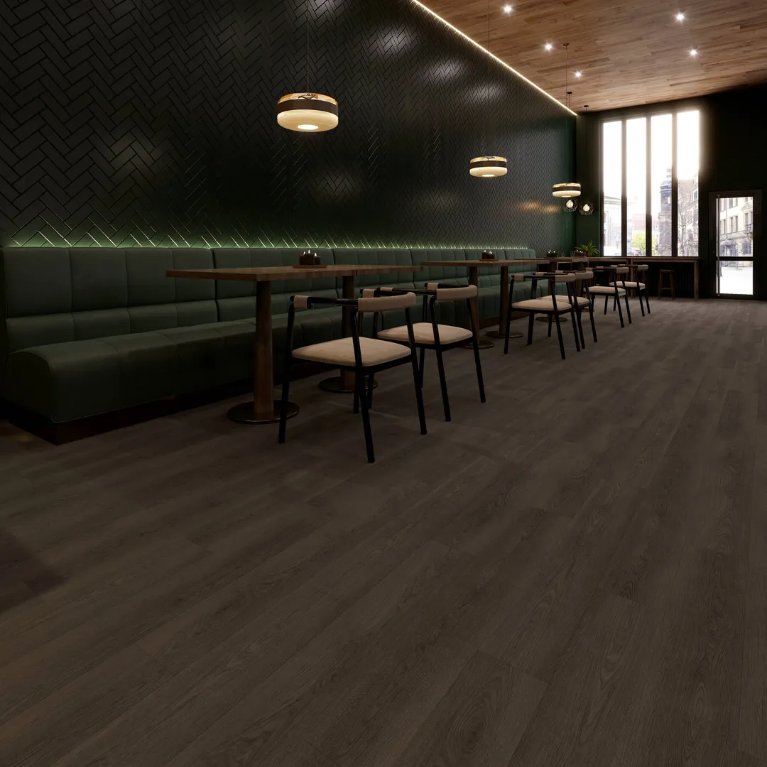 Lucida USA (Sample) GlueCore Pro Chino Brown Wood Look 28-mil Waterproof Glue Down Luxury Vinyl Plank, photo 3 of 13