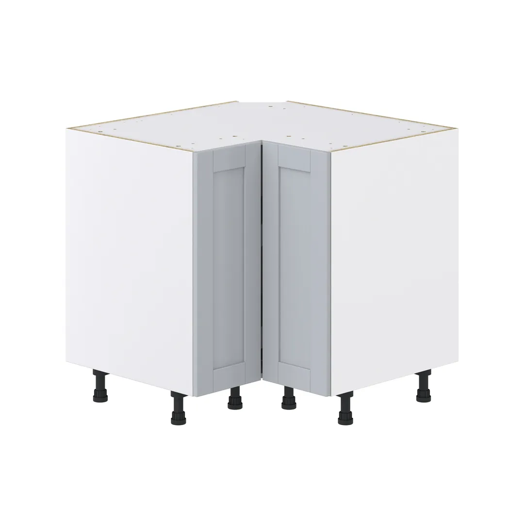 Hugo&Borg Charlesberg 36-in W x 34.5-in H x 36-in D Gray Lazy Susan Corner Base Fully Assembled Cabinet (Recessed Panel Shaker Style), photo 7 of 14