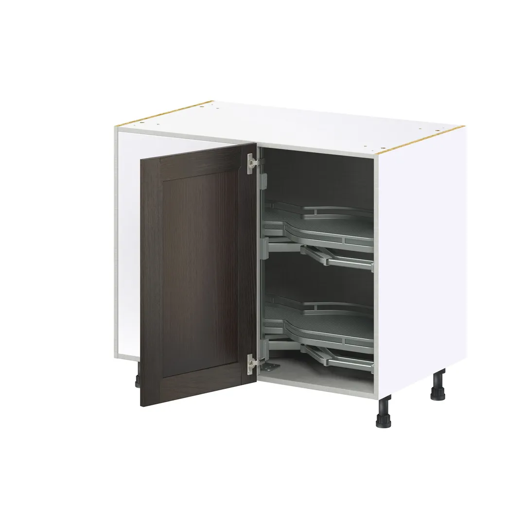 Hugo&Borg Montclaire 39-in W x 34.5-in H x 25-in D Wood Blind Corner Base Fully Assembled Cabinet (Recessed Panel Shaker Style), photo 6 of 11