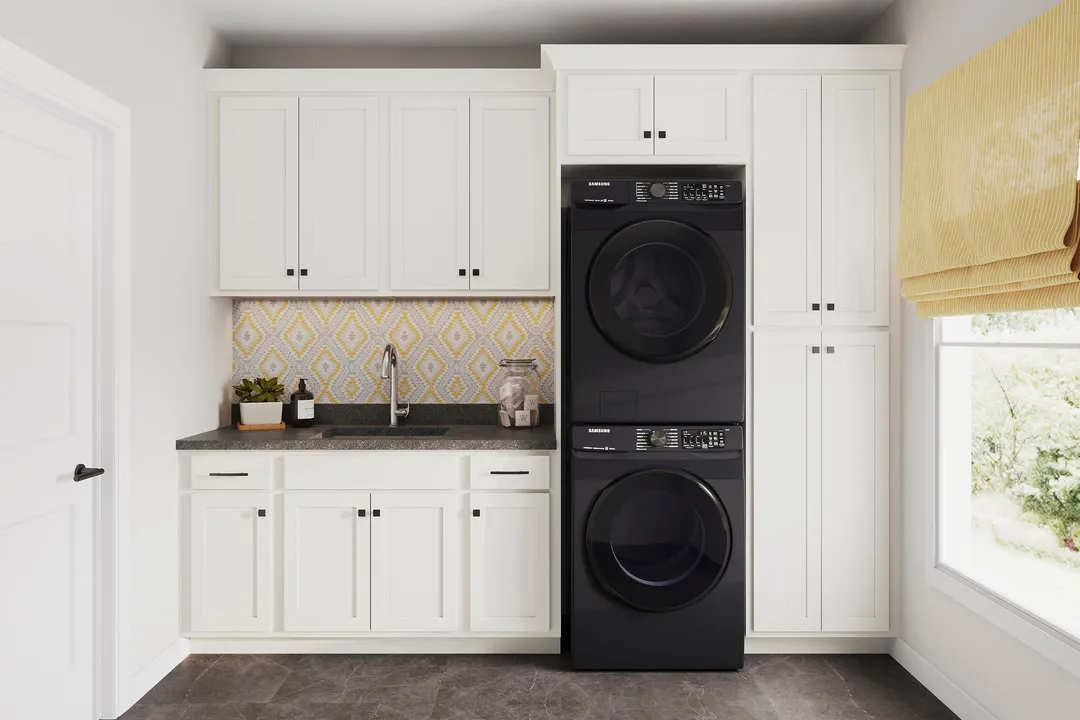 Shenandoah PRO Express Breckenridge 36-in W x 34.5-in H x 24-in D Linen Partial Overlay 1-Drawer Base Fully Assembled Plywood Cabinet (Recessed Panel Shaker Style), photo 5 of 13