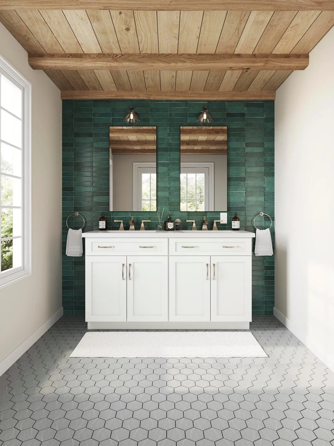 Shenandoah PRO Express Breckenridge 18-in W x 34.5-in H x 24-in D Linen Full Overlay 1-Drawer Base Fully Assembled Plywood Cabinet (Recessed Panel Shaker Style), photo 5 of 13
