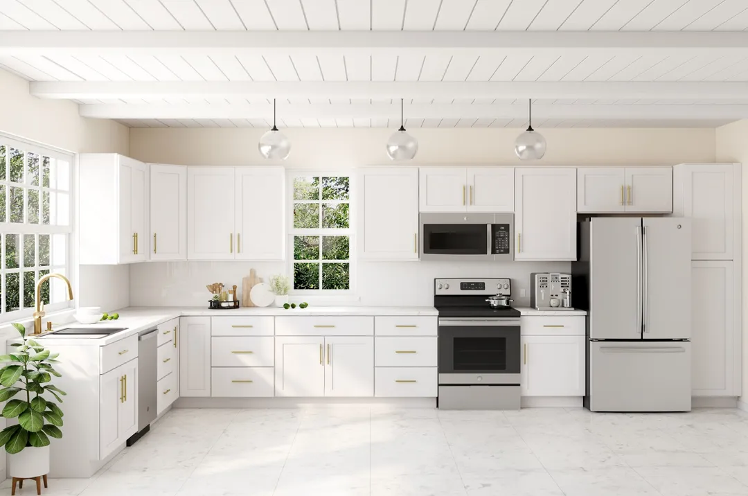 RELIABILT Fairplay 9-in W x 30-in H x 12-in D White Wall Ready To Assemble Plywood Cabinet (Recessed Panel Shaker Door Style), photo 16 of 17