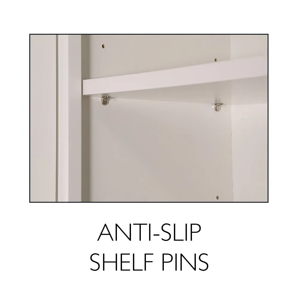 Design House Brookings 24-in W x 12-in H x 12-in D White Maple L-shaped Corner Wall Fully Assembled Plywood Cabinet (Recessed Panel Shaker Style), photo 18 of 20