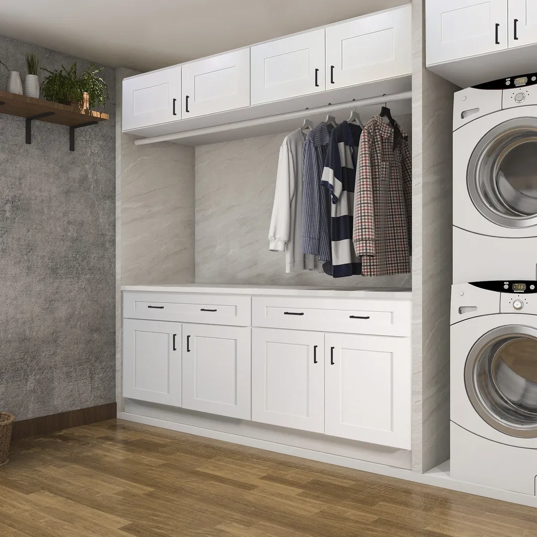 Design House Brookings 12-in W x 34.5-in H x 24-in D White Maple 1-Drawer Base Ready To Assemble Plywood Cabinet (Recessed Panel Shaker Style), photo 8 of 20