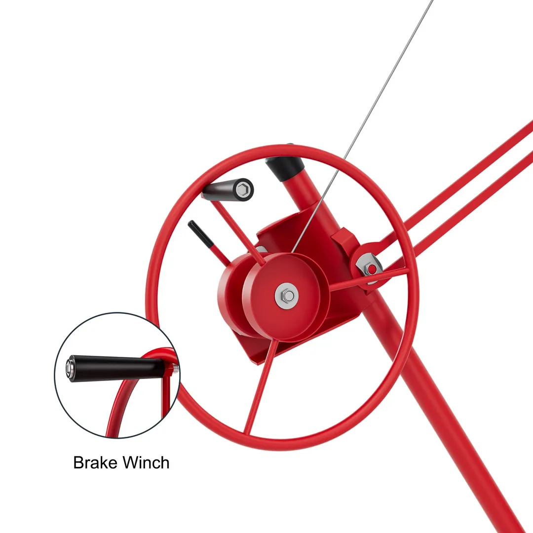 Siavonce 11ft Drywall Lift 48.81-in L x 35.82-in W Steel Drywall Lift, photo 9 of 10