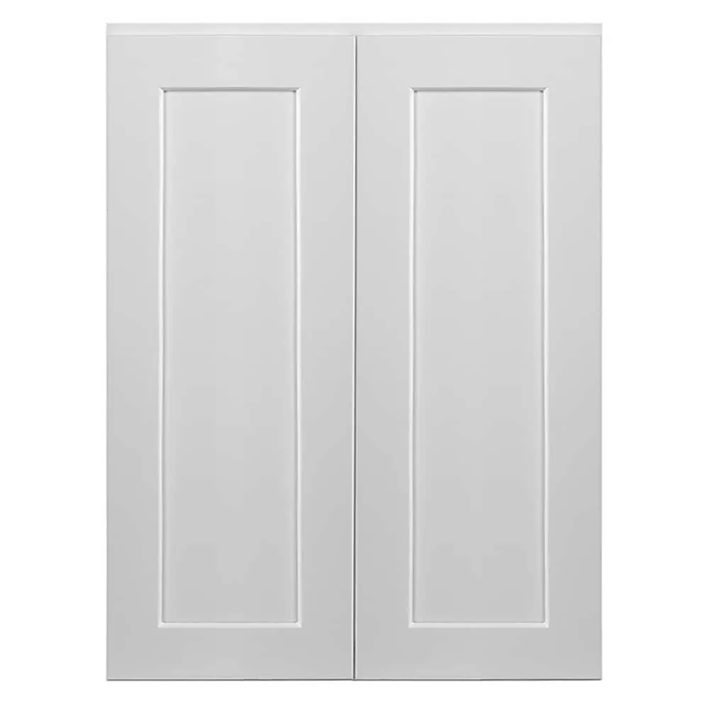 Design House Brookings 27-in W x 36-in H x 12-in D White Maple Wall Ready To Assemble Plywood Cabinet (Recessed Panel Shaker Door Style), photo 8 of 20